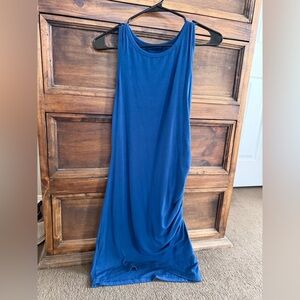 Blue bodycon dress